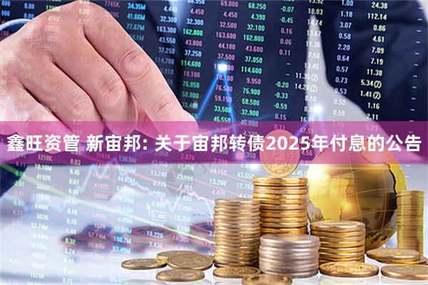 鑫旺资管 新宙邦: 关于宙邦转债2025年付息的公告