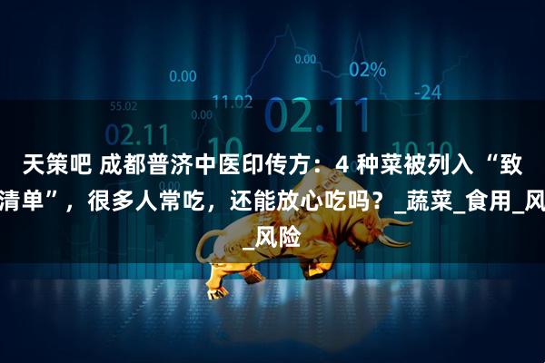 天策吧 成都普济中医印传方：4 种菜被列入 “致癌清单”，很多人常吃，还能放心吃吗？_蔬菜_食用_风险